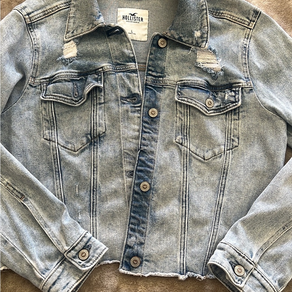 Hollister Light Blue Denim Jacket